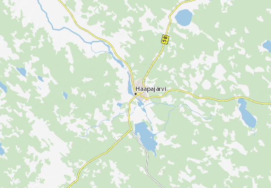 Kaart Plattegrond Haapajärvi