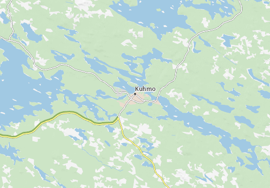 Kaart Plattegrond Kuhmo