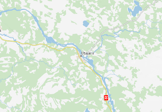 Kaart Plattegrond Utajärvi