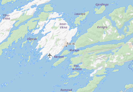 Rørvik Map