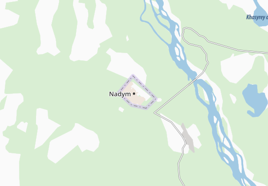 Karte Stadtplan Nadym
