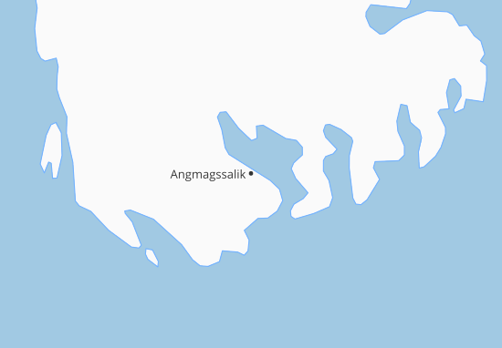 Kaart Plattegrond Angmagssalik