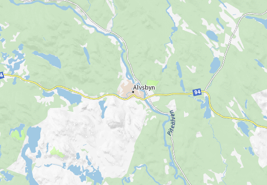 MICHELIN Älvsbyn map - ViaMichelin