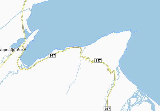 Karte Stadtplan Eyvindarstaðir