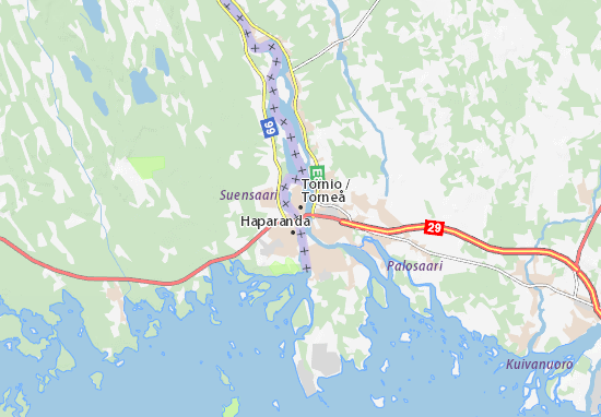 Karte Stadtplan Tornio