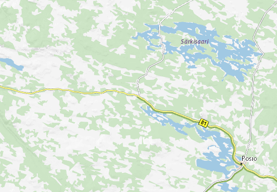 Perä-Posio Map
