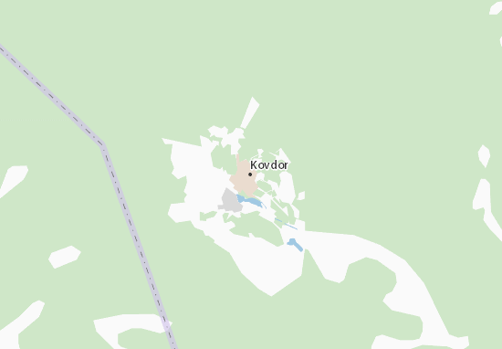 Mapa Kovdor