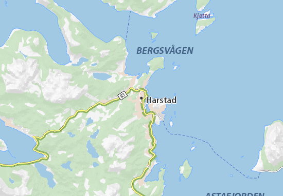 Mapa Plano Harstad