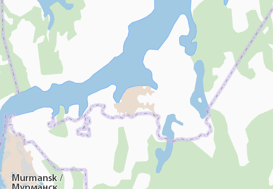 Kaart Plattegrond Severomorsk
