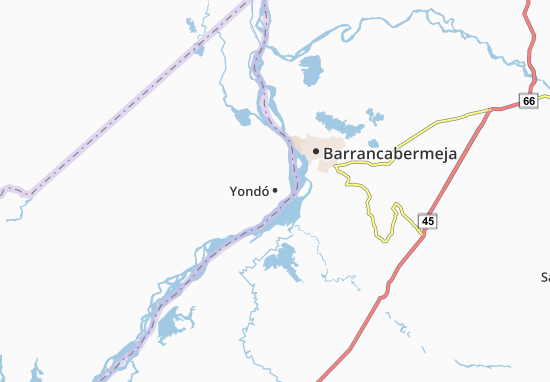 Karte Stadtplan Yondó