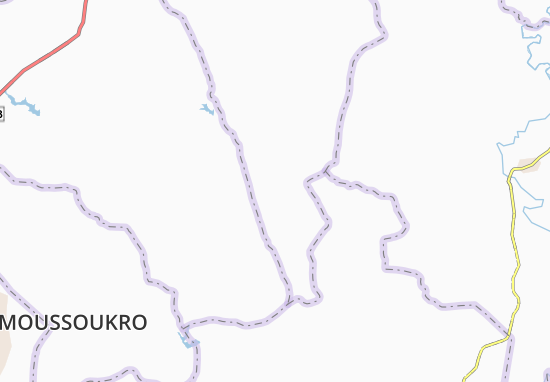Kaart Plattegrond Kongoué-Kouadiokro