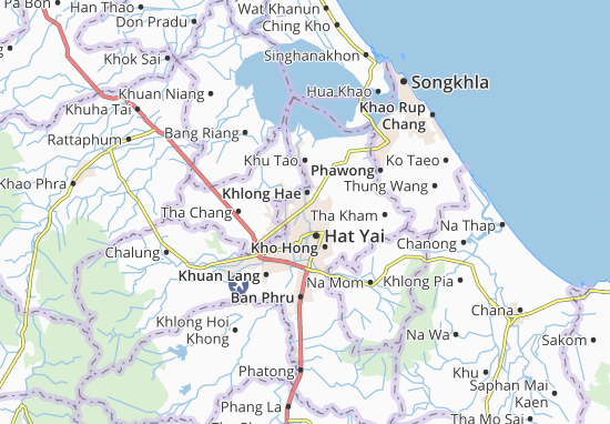 Karte Stadtplan Khlong Hae