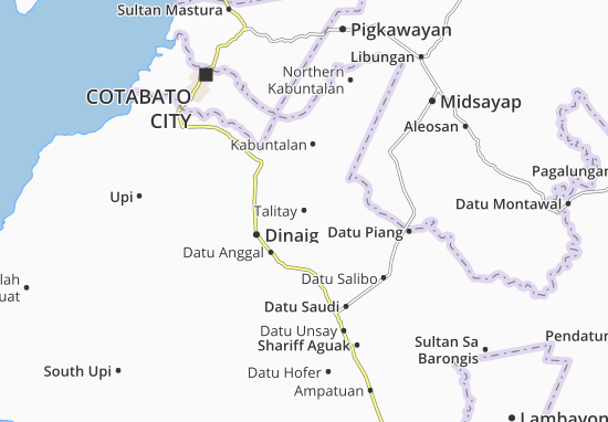 Karte Stadtplan Talitay