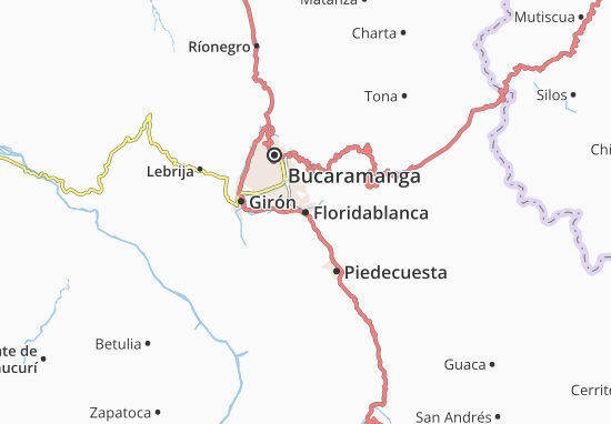 Mapa Floridablanca
