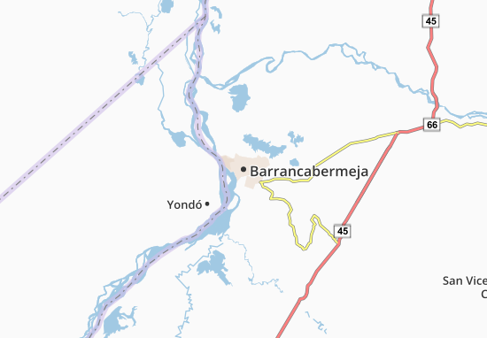 Kaart Plattegrond Barrancabermeja