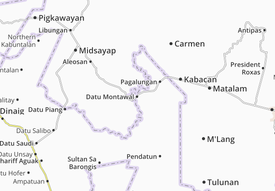 Mapa Datu Montawal