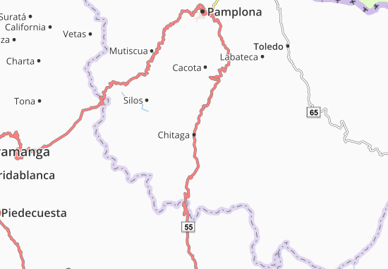 Mapa Chitaga