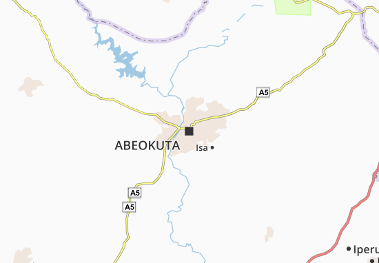 Karte Stadtplan Abeokuta