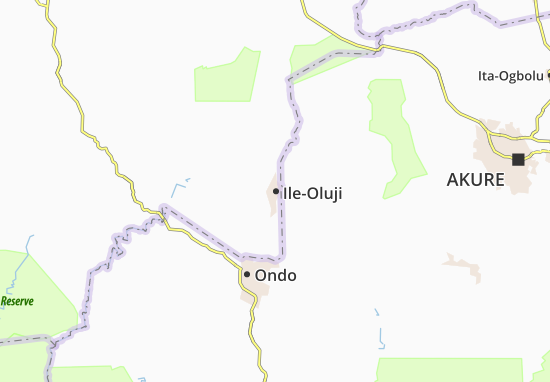 Karte Stadtplan Ile-Oluji