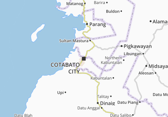 Karte Stadtplan Cotabato City