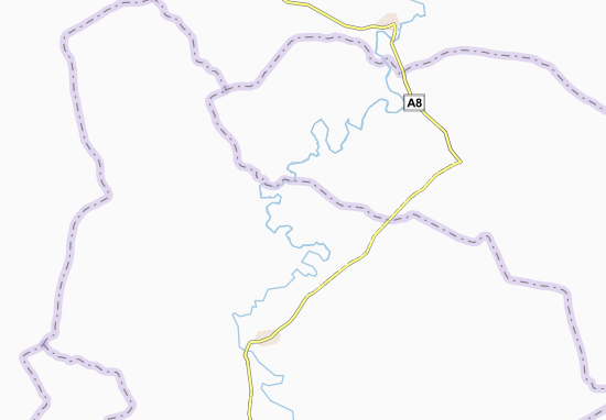 Kaart Plattegrond Benan-Kofikro