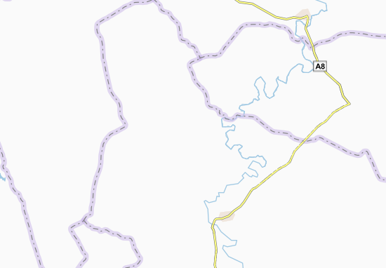 Karte Stadtplan Dimbo-Ndolikro