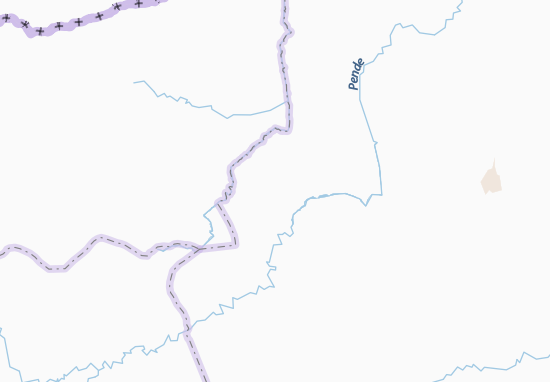 Karte Stadtplan Djoupa