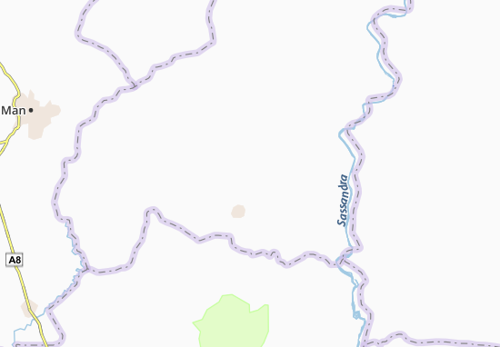 Kaart Plattegrond Gbéibly