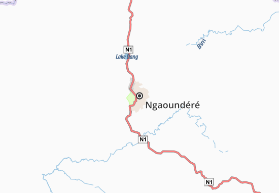 Kaart Plattegrond Ngaoundéré