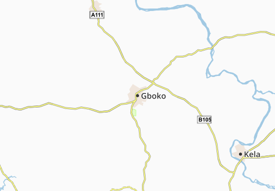 Kaart Plattegrond Gboko