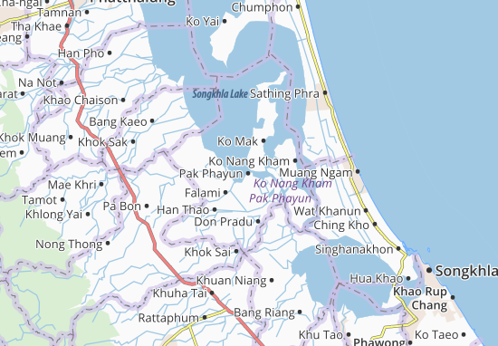 Karte Stadtplan Pak Phayun