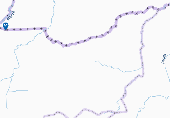 Kaart Plattegrond Kounango