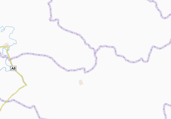 Mapa Bofoué-Ngatakro