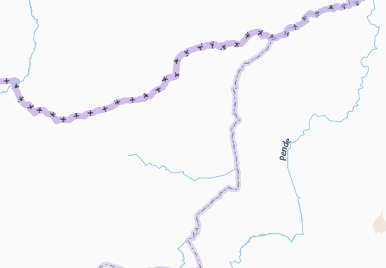 Karte Stadtplan Bindoye