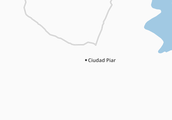 Kaart Plattegrond Ciudad Piar
