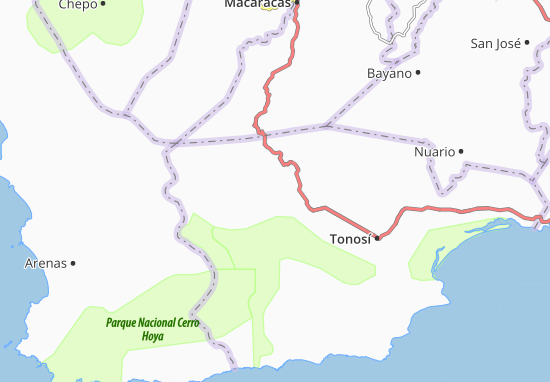 Barrancón Map