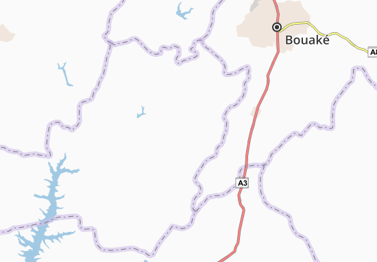 Karte Stadtplan Douakro
