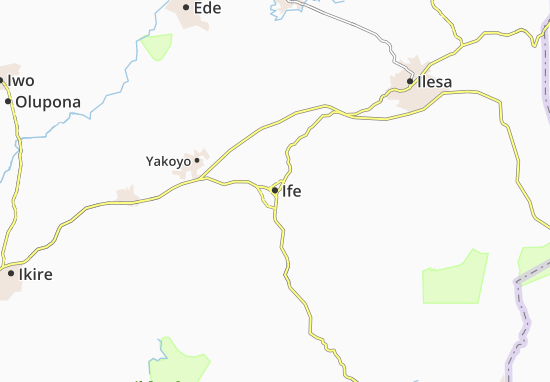 Karte Stadtplan Ife