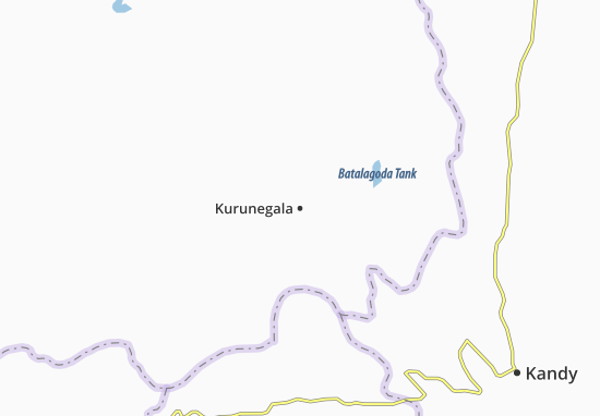 Mapa Kurunegala
