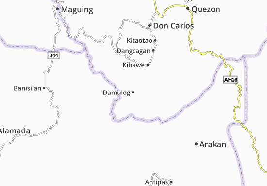 Damulog Map