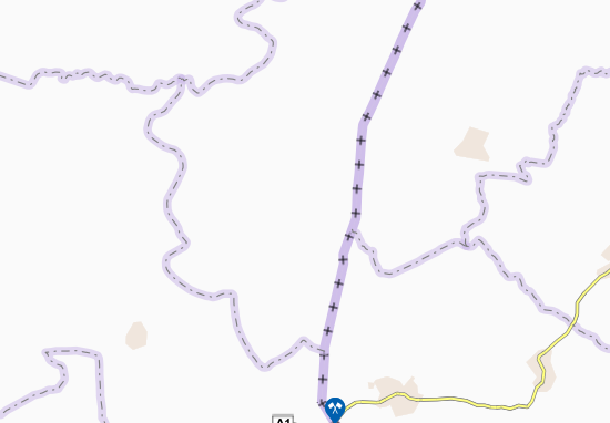 Kaart Plattegrond Kouakoutankrou