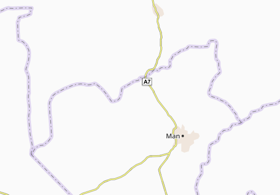 Karte Stadtplan Kiélé