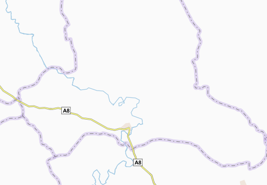 Zanoukro Map