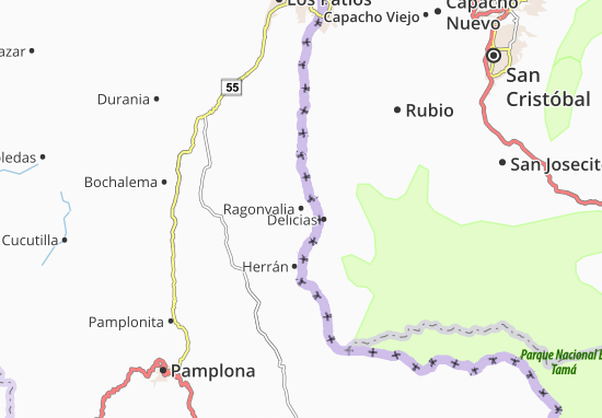 Karte Stadtplan Ragonvalia