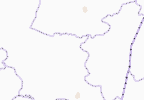 Karte Stadtplan Koto-Gouanda