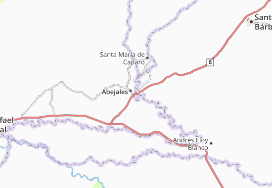 Karte Stadtplan Abejales