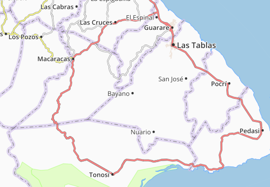Karte Stadtplan Bayano