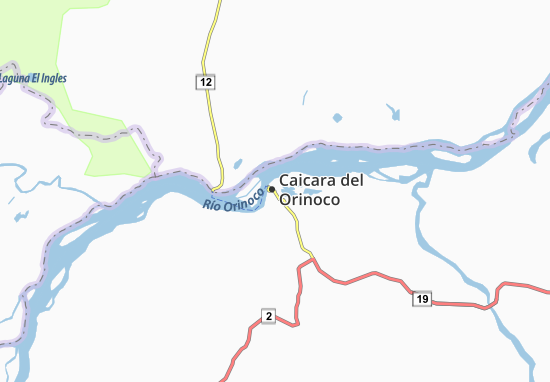 Caicara del Orinoco Map