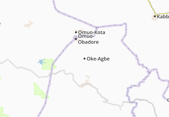 Mapa Oke-Agbe