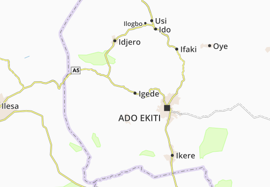 Mapa Igede